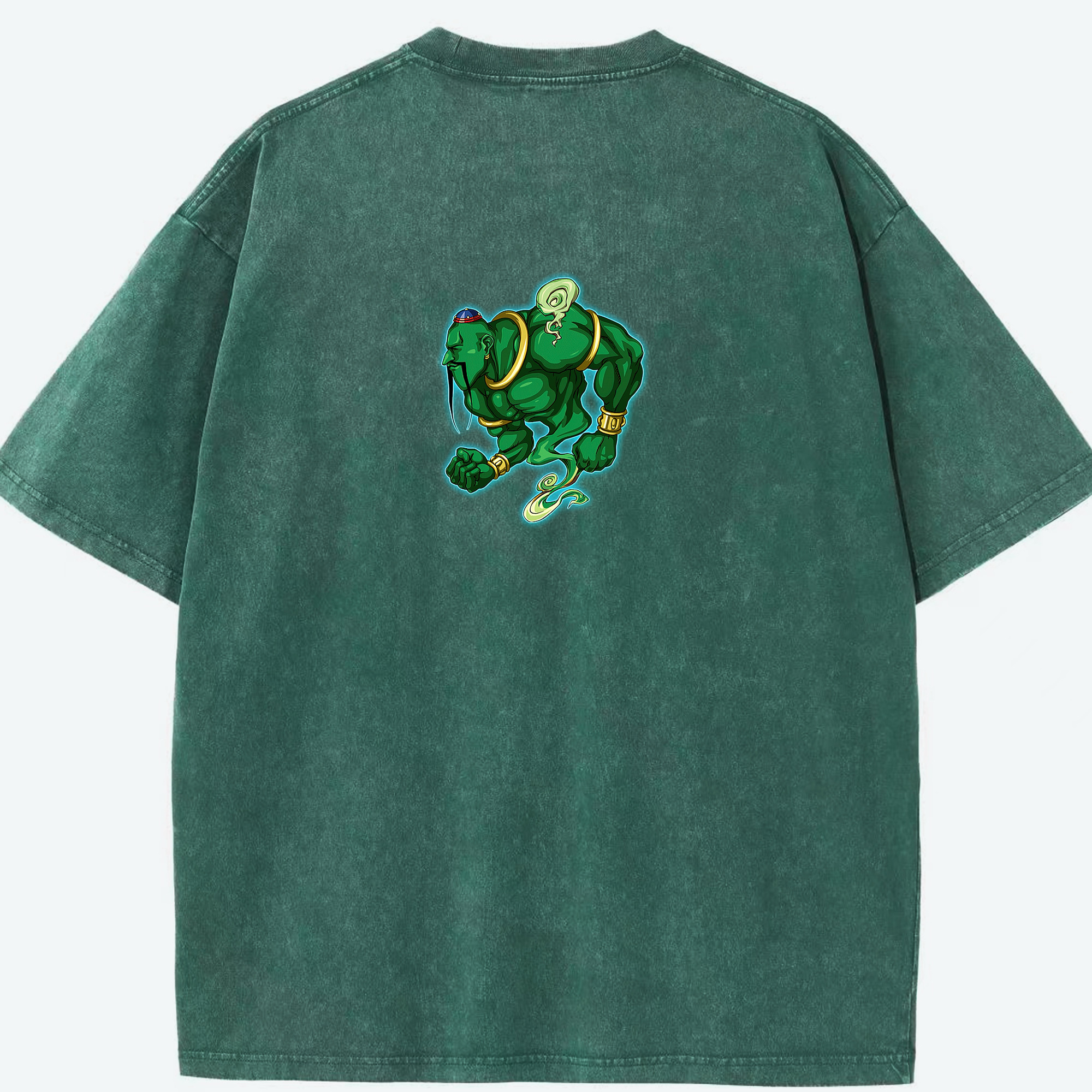 （画像用） 遊☆戯☆王 Yu-Gi-Oh! 綿100% ヴィンテージ風 半袖Tシャツ（背面プリント）